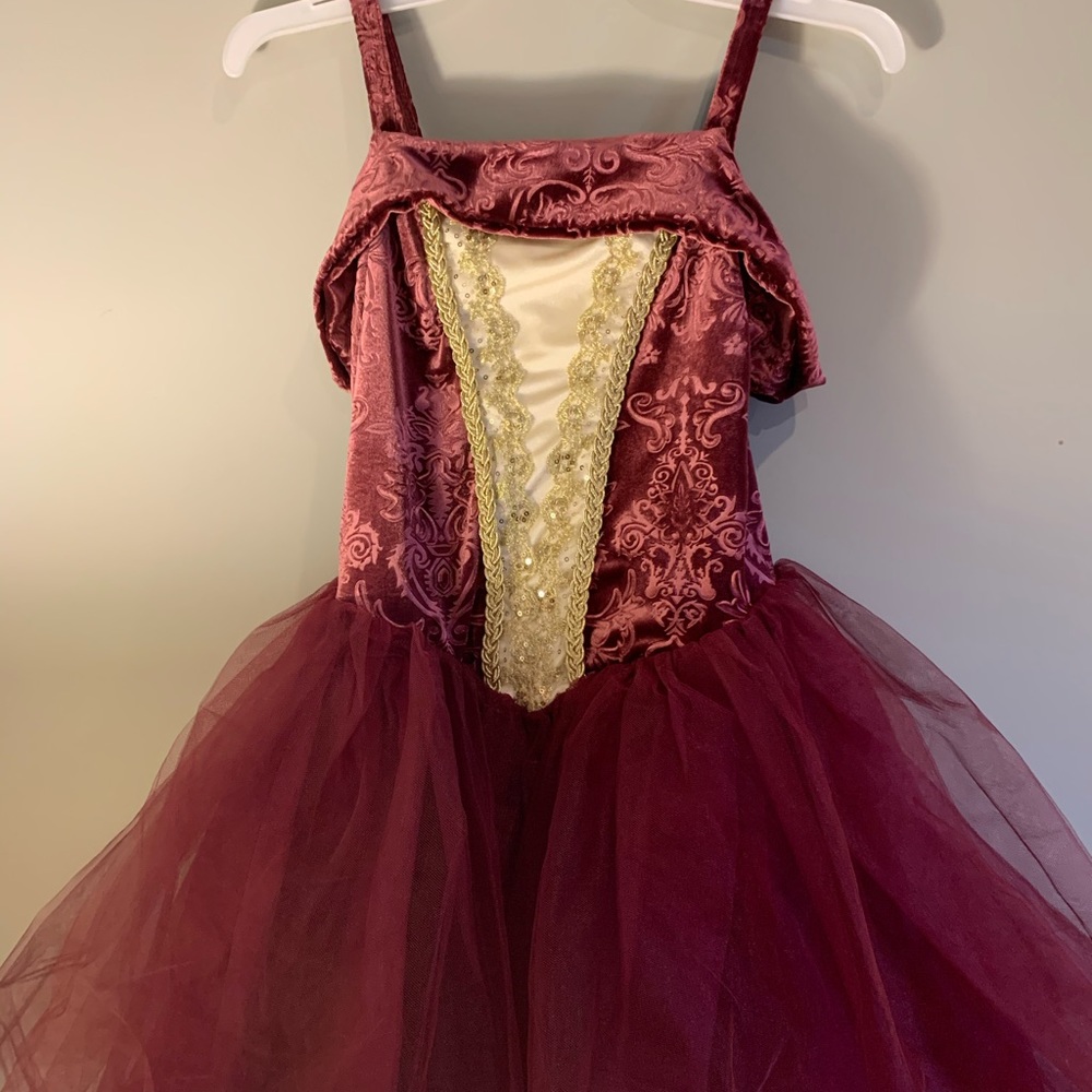 Weissman Garnet, Gold Antique Ballet Costume